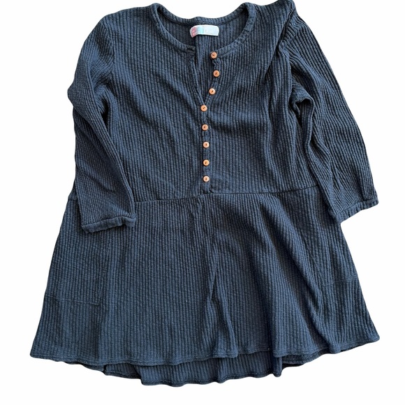 Free People Beach Blossum Button-Front Knit Dress - Picture 4 of 5